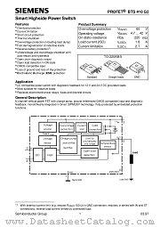 BTS410-G2E3062A datasheet pdf Infineon