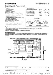 BTS410-H2E3062A datasheet pdf Infineon
