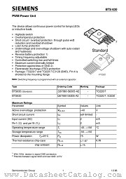 BTS630 datasheet pdf Infineon