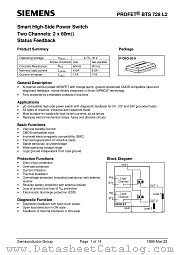 BTS728-L2 datasheet pdf Infineon