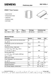 BUZ102SL-4 datasheet pdf Infineon