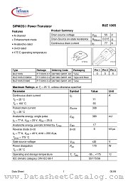 BUZ100S datasheet pdf Infineon