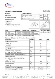BUZ100SL datasheet pdf Infineon