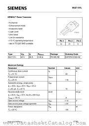 BUZ101L datasheet pdf Infineon