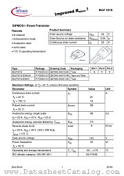 BUZ101SE3045A datasheet pdf Infineon