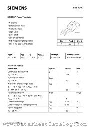 BUZ104L datasheet pdf Infineon