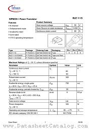 BUZ111SE3045A datasheet pdf Infineon