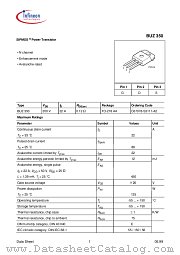 BUZ350 datasheet pdf Infineon