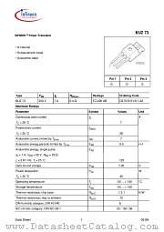 BUZ73 datasheet pdf Infineon