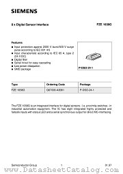 FZE1658G datasheet pdf Infineon