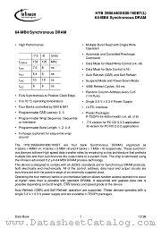 HYB39S64800BT-7.5 datasheet pdf Infineon