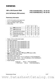 HYB3165405BJ-60 datasheet pdf Infineon