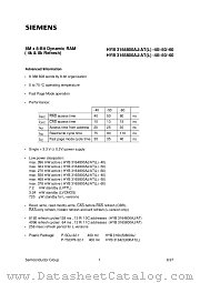 HYB3165800AT-60 datasheet pdf Infineon