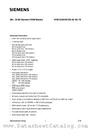HYM322035S-60 datasheet pdf Infineon
