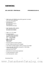 HYM368025GS-50 datasheet pdf Infineon