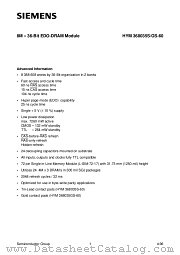 HYM368035GS-60 datasheet pdf Infineon