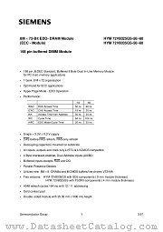 HYM72V8025GS-60 datasheet pdf Infineon