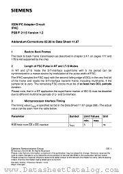 PSF2115-HV1.2 datasheet pdf Infineon