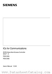 PEB2086-HV1.4 datasheet pdf Infineon