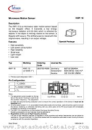 KMY10E6579 datasheet pdf Infineon