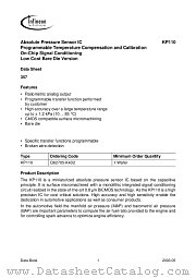 KP110 datasheet pdf Infineon