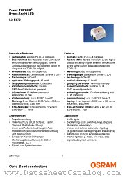 LSE675-T1U2-11 datasheet pdf Infineon
