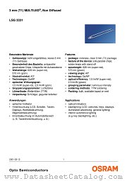 LSG3331-JO datasheet pdf Infineon