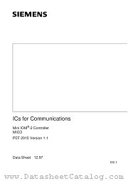 PEF2015-TV1.2 datasheet pdf Infineon