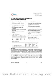 HYS72V64220GU-7-D datasheet pdf Infineon