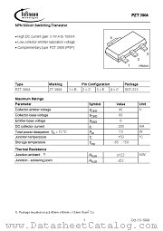 PZT3904E6359 datasheet pdf Infineon