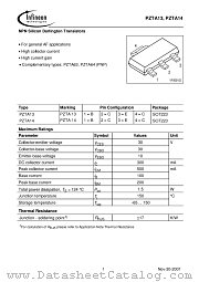 PZTA14 datasheet pdf Infineon