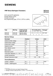 PZTA63 datasheet pdf Infineon