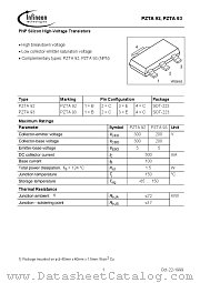PZTA93 datasheet pdf Infineon