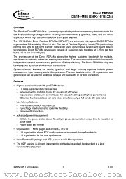 HYB25R144180C-845 datasheet pdf Infineon