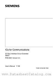 PEB2081-PV3.4 datasheet pdf Infineon