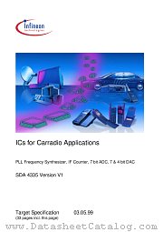 SDA4335 datasheet pdf Infineon