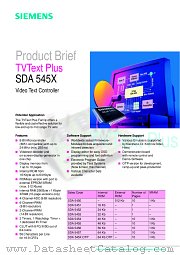 SDA5451 datasheet pdf Infineon