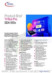 SDA555XFL datasheet pdf Infineon