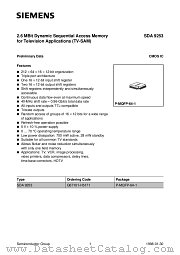 SDA9253GEG datasheet pdf Infineon