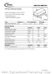 SMBT3906 datasheet pdf Infineon