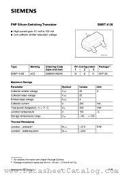 SMBT4126 datasheet pdf Infineon