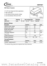 SMBT5087 datasheet pdf Infineon