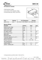 SMBTA56M datasheet pdf Infineon