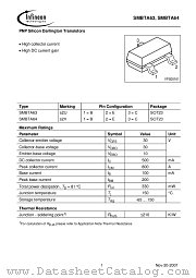 SMBTA63 datasheet pdf Infineon