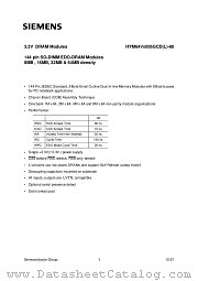 HYM64V2005GCD-60 datasheet pdf Infineon