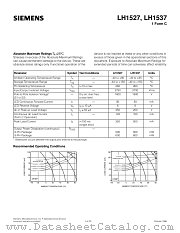 LH1527-BB datasheet pdf Infineon