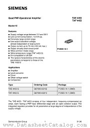 TAE4453G datasheet pdf Infineon