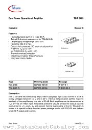 TCA2465 datasheet pdf Infineon