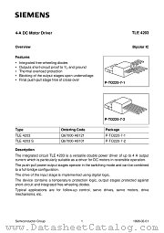 TLE4203-S datasheet pdf Infineon