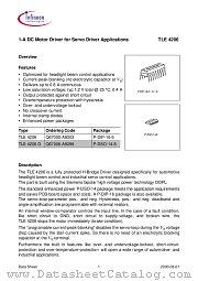 TLE4206 datasheet pdf Infineon